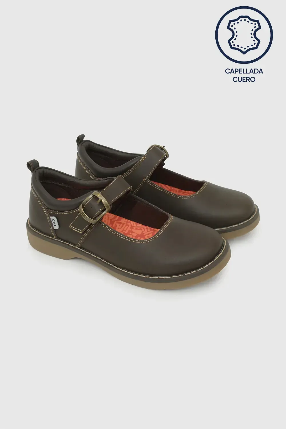 Dónde Comprar Zapatillas de Colegio en Lima (2026) - Zapato Escolar Café con Hebilla y Suela Antideslizante