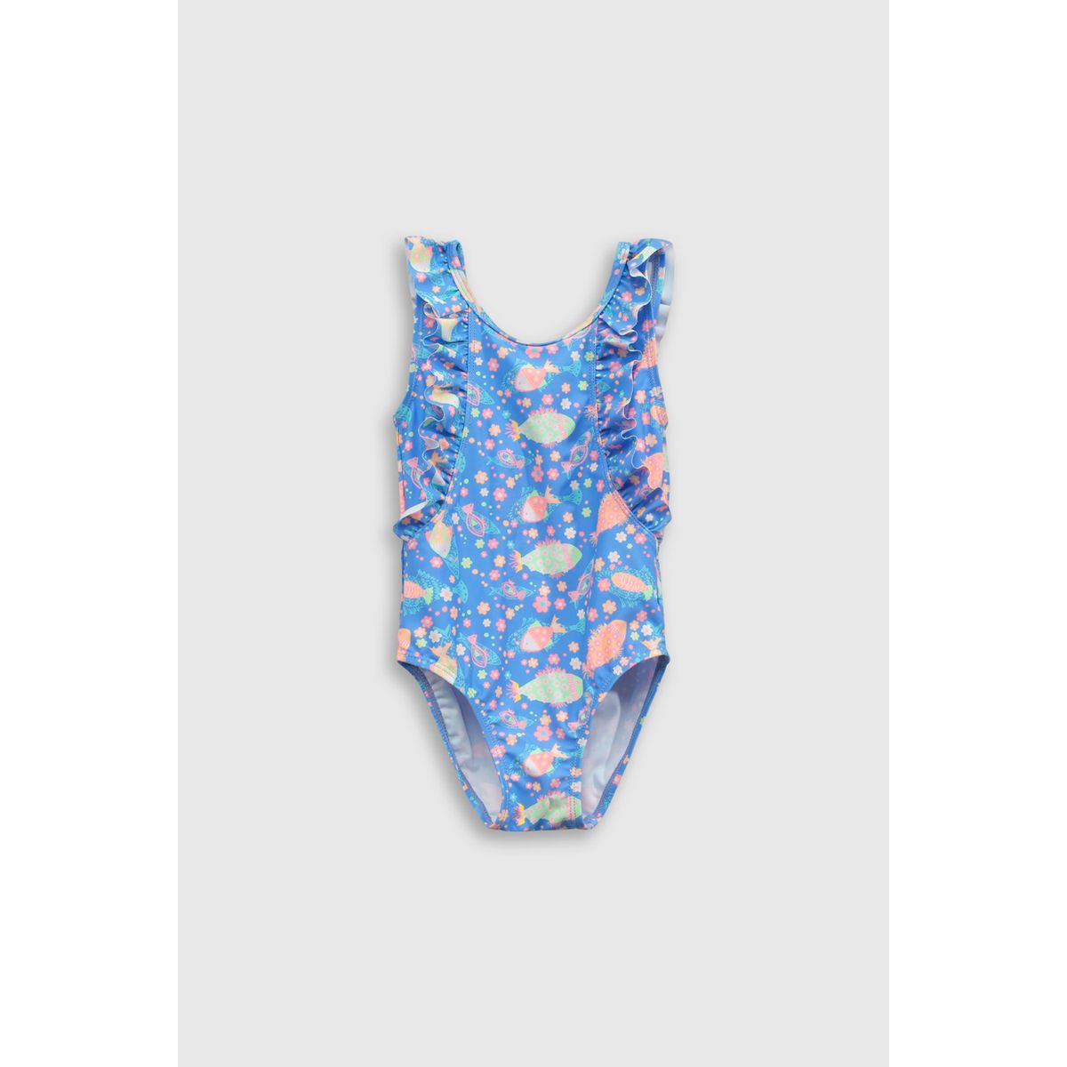Traje De Baño De Niña Azul